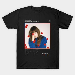 Faye Webster - I Know I'm Funny haha Tracklist Album T-Shirt